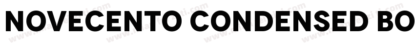 NOVECENTO CONDENSED BOLD字体转换